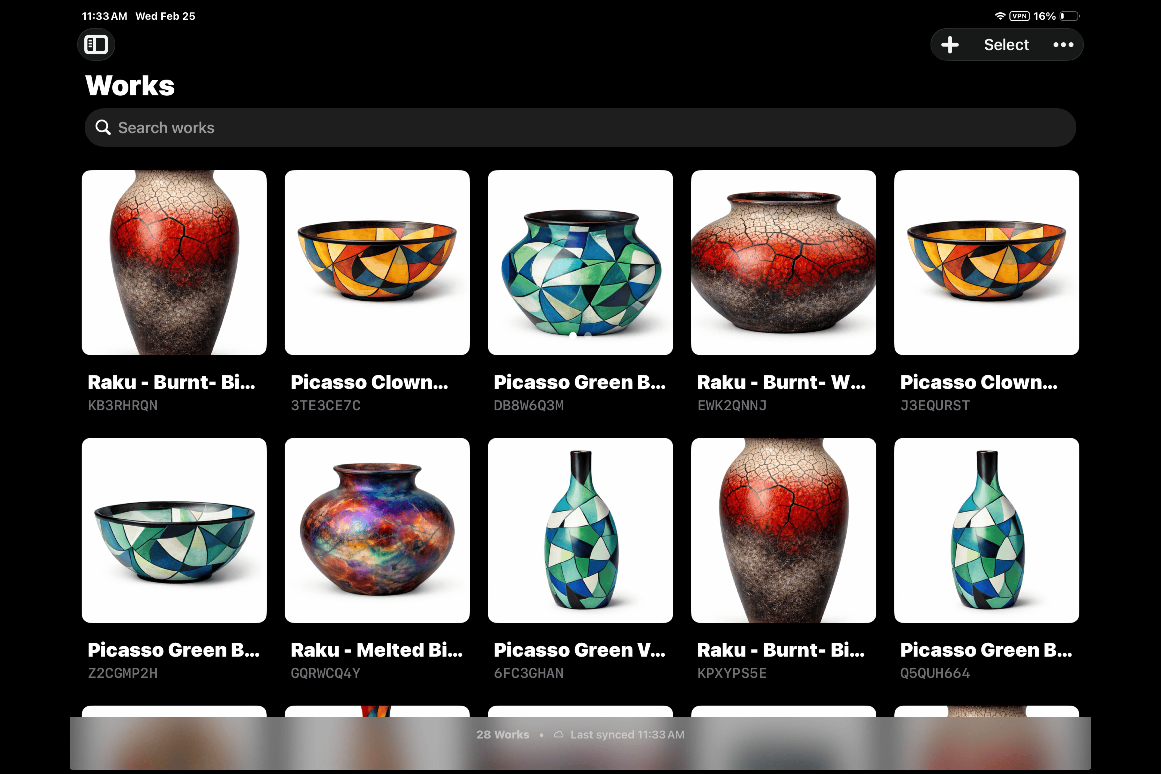 Photo Gallery Interface